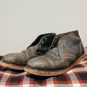 Red Wing Shoes Brown Leather Chukka Boots